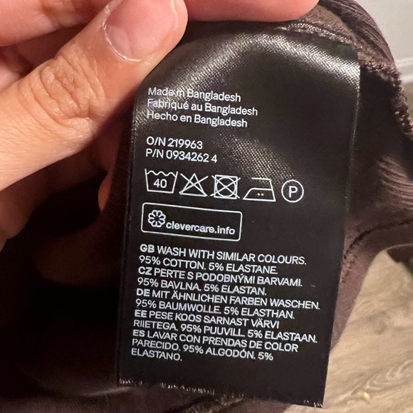 H&M divided brown tank top Size M - Picture 4 of 4